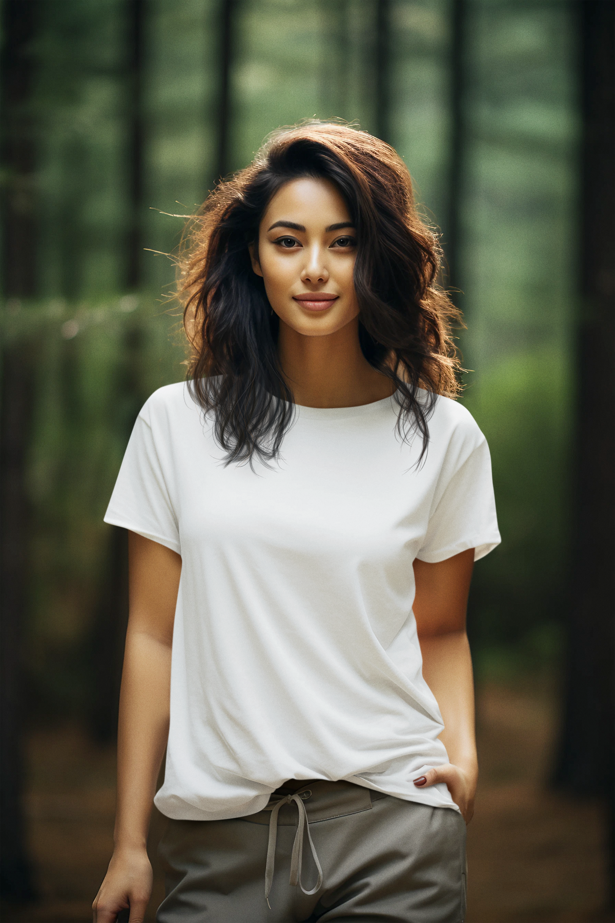Gravitee Fresh Snow white Regular T-Shirt for Women – Premium Supima Collection | Gravitee Atelier